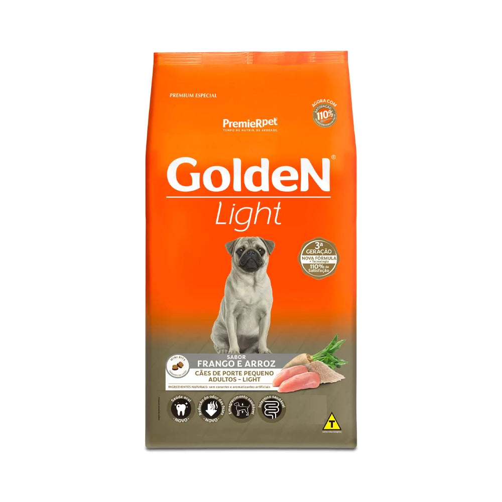 Ração Golden Fórmula Cães Light Adulto Mini Bits